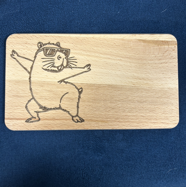 Brotbrett „tanzendes Capybara 3“