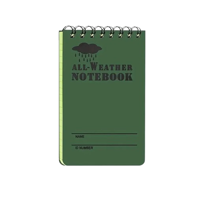 Carnet logbook waterproof