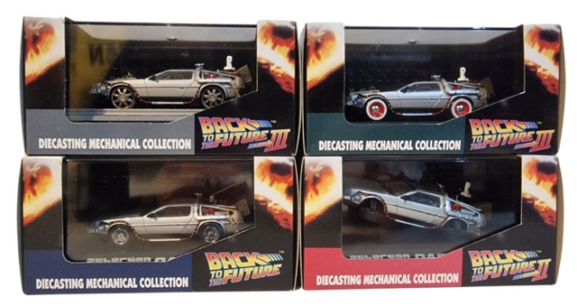 DMC Delorean time machine set
