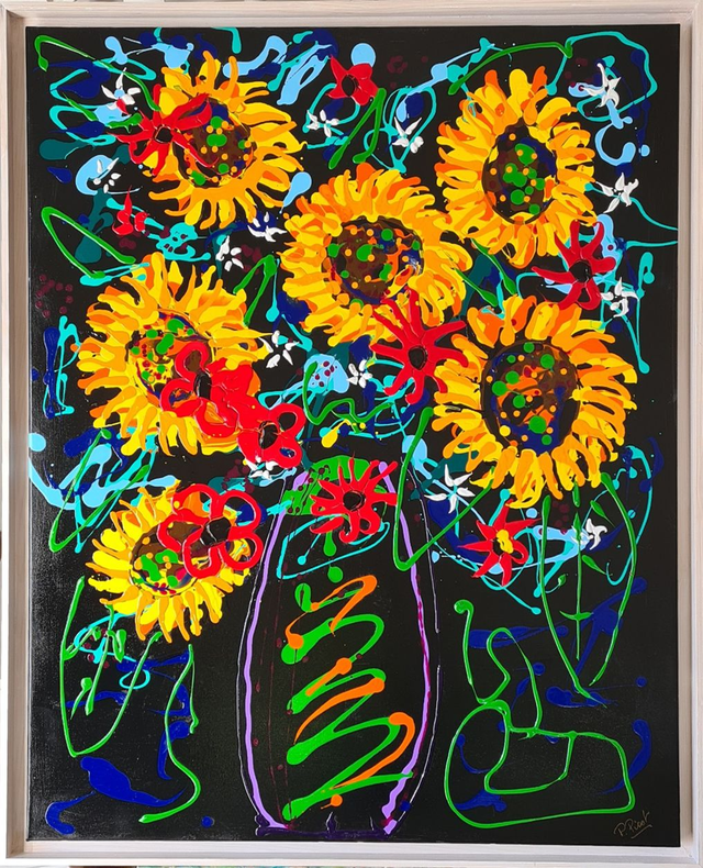 Les tournesols 81x100