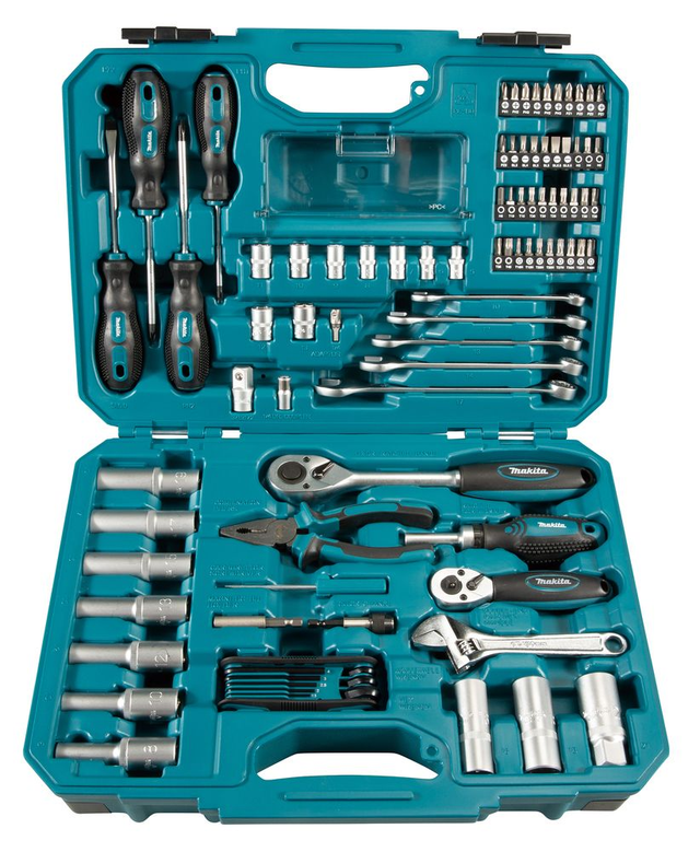 Set de herramientas manuales 87pcs. MAKITA. E-08458