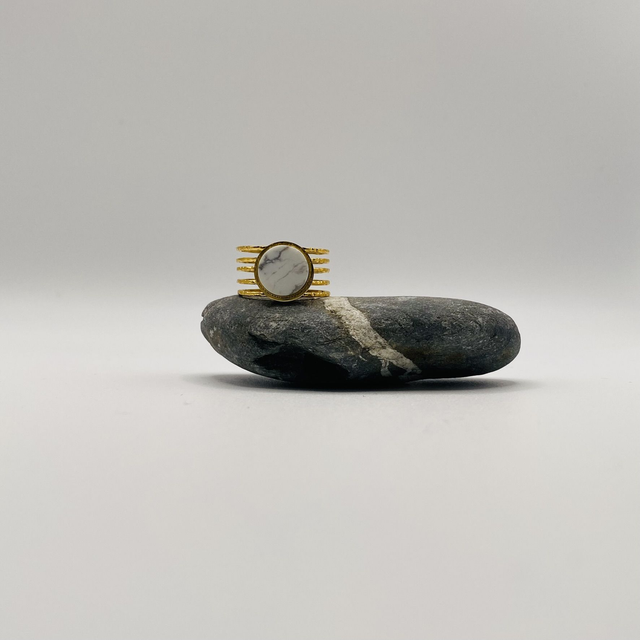 Bague Olympe - howlite