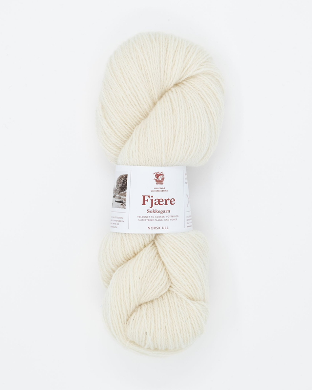 0100 - Unbleached White (Fjære Sokkegarn)