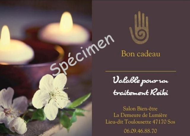 Bon Cadeau offre découverte Reiki
