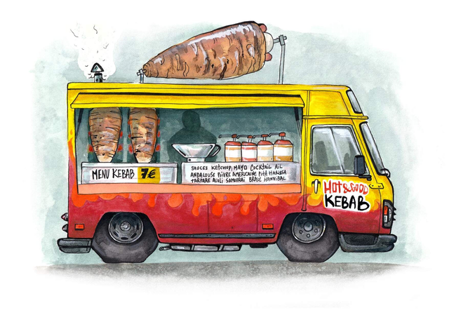 Impression - Hot &amp; good Kebab