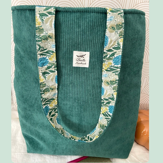 Tote bag vert sapin
