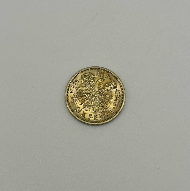 1960 Queen Elizabeth 2nd 6 Pence