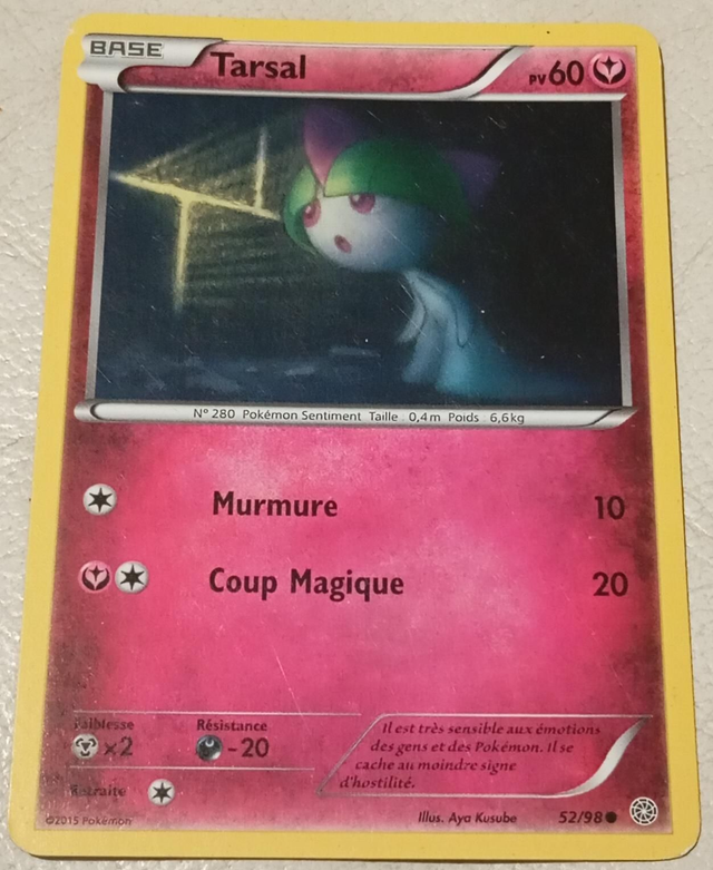 Carte pokémon Tarsal