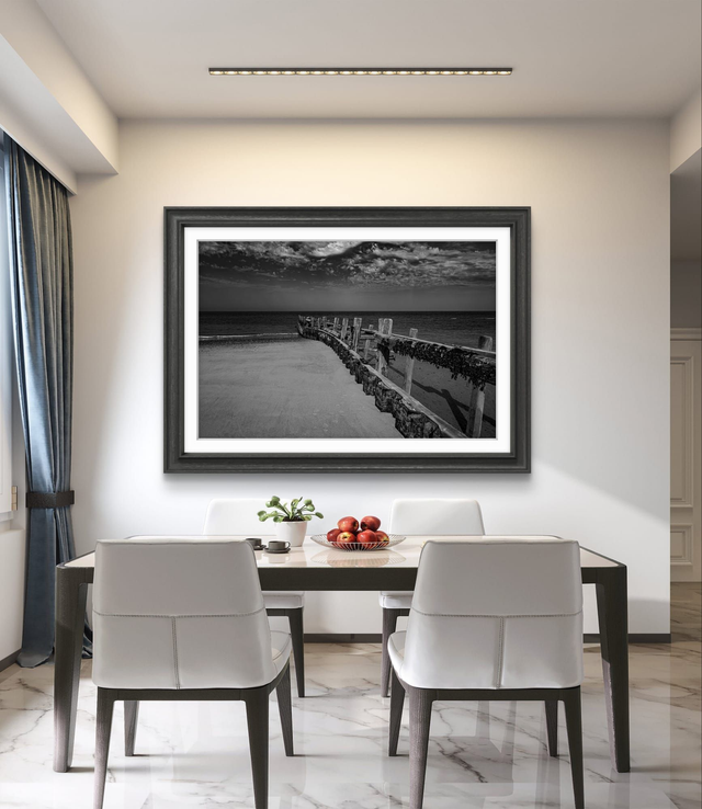 Happisburgh Norfolk - The Old Sea Defences - Print Only