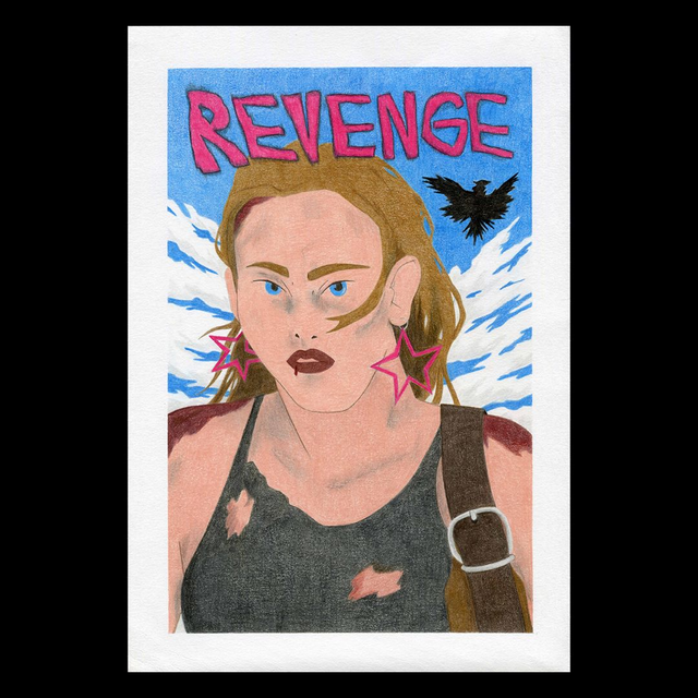 Revenge, dessin original format A4