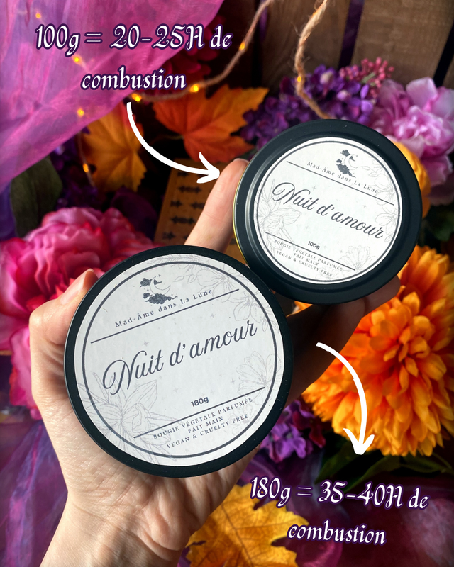 Bougie parfumée Nuit d'amour