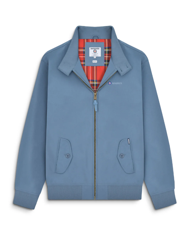 Lambretta Shower Resistant Harrington - Mid Blue