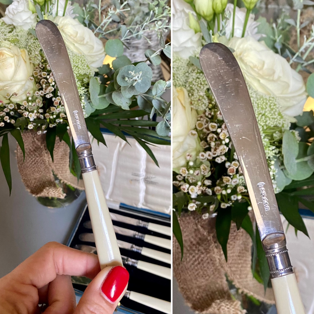 Couteau Manche En Ivoire Années 20 