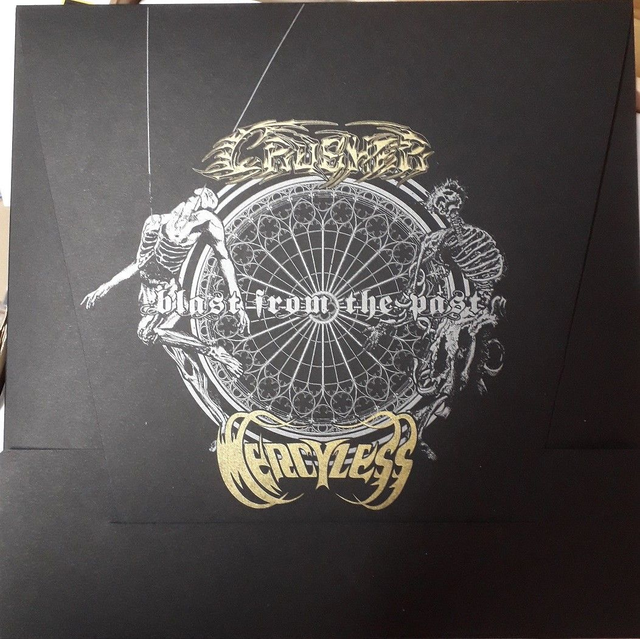 CRUSHER / MERCYLESS - Blast From The Past - Split LP