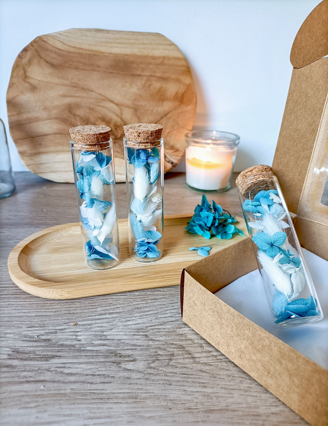 Coffret de fioles fleuries "Souffle d'Hiver"