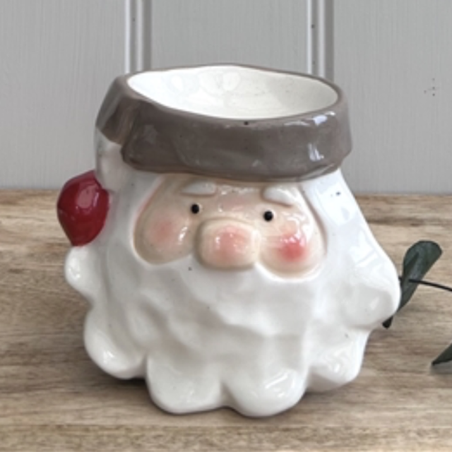 Santa Head Wax Burner