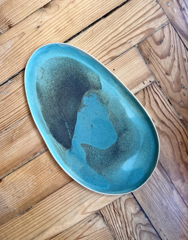 Le plat de présentation lagon