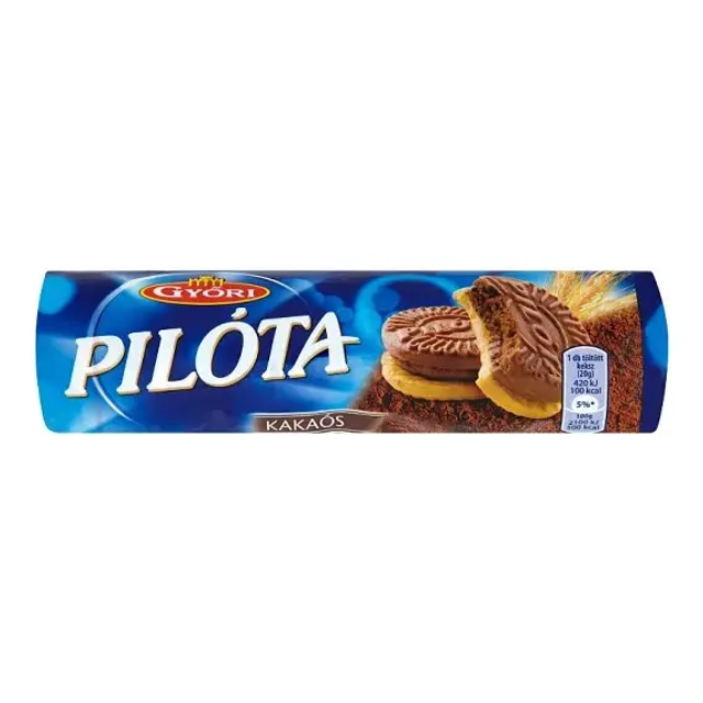 Gyori pilota kakaos 180g (buscuit)