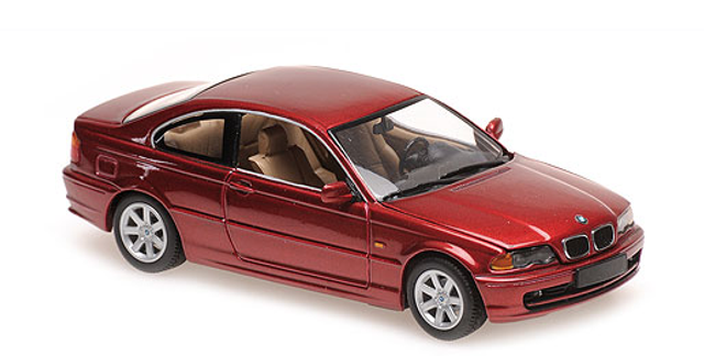 BMW 328 CI Coupe E46 Rot meta 1999 Maxichamps 1:43