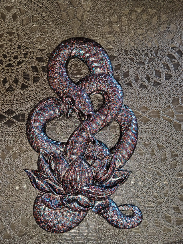Déco murale Serpent nuit étoilée
