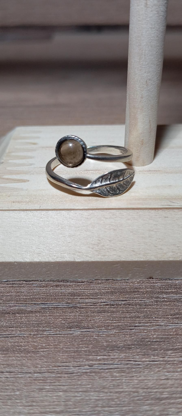 Bague Quartz Fumé 