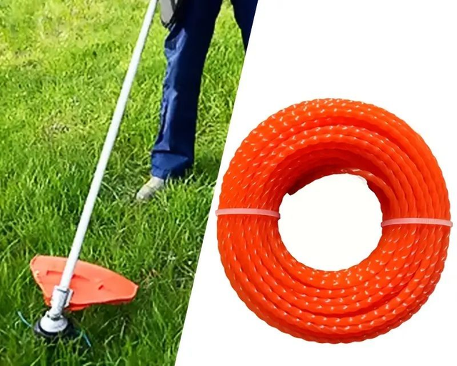 Corde en Nylon de 3.0mm x 10m, Fil en Spirale pour Débroussailleuse tondeuse