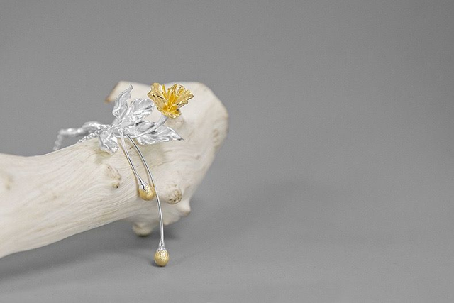 *Designer Silver Jewellery* Begonia Silver Necklace