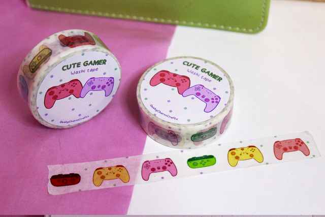 Cute Style Video Game Console Controller Style Washi Tape