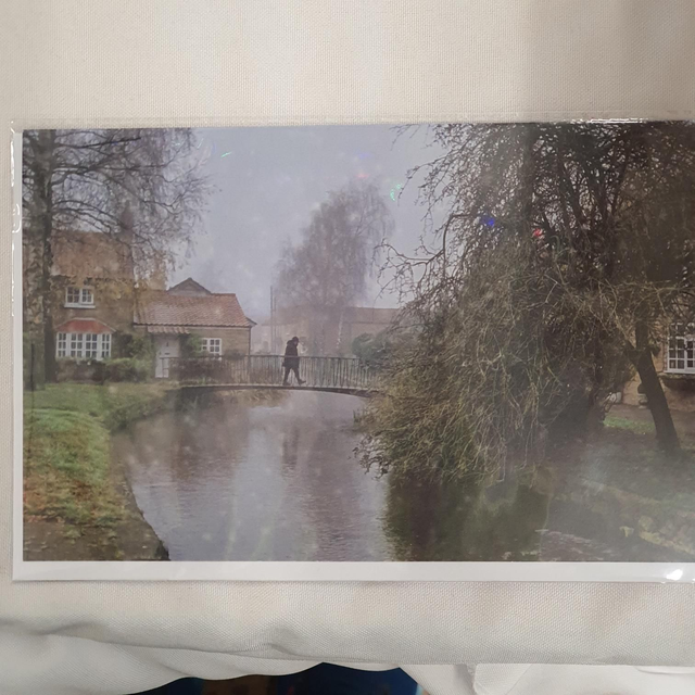 Winter Nettleham Village beck card