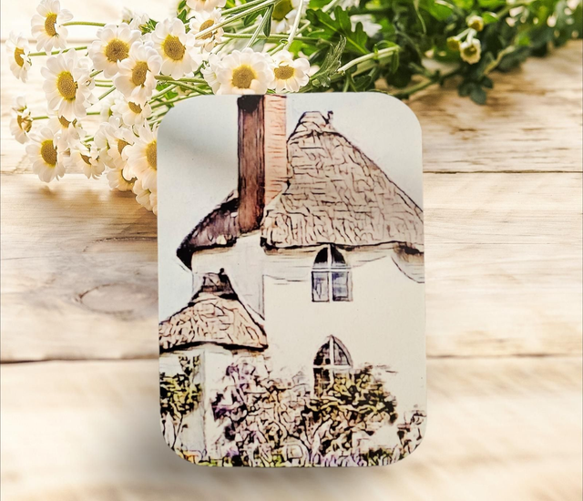 Magnet - Drawing of Stanton Drews Toll House