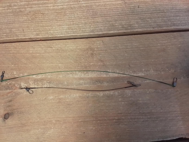 Stalen Onderlijn 20 cm