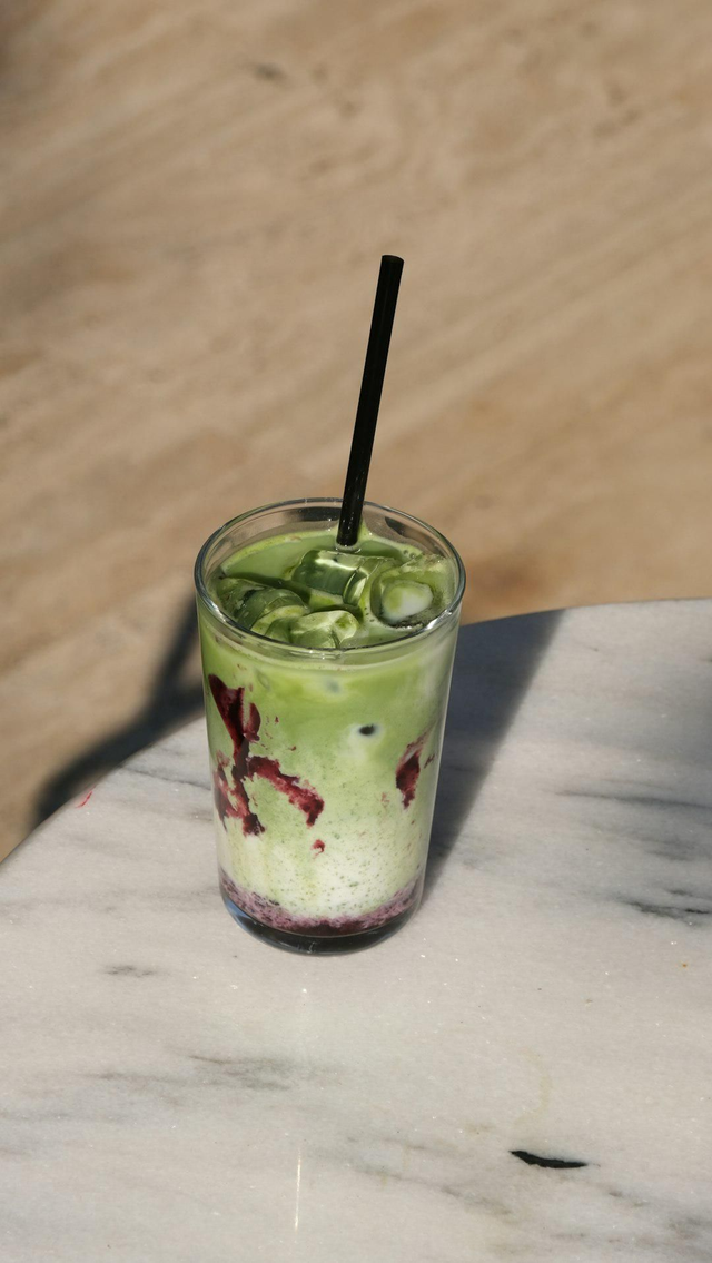 Latte Matcha fruité