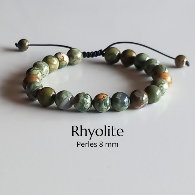 Bracelet ajustable en Rhyolite