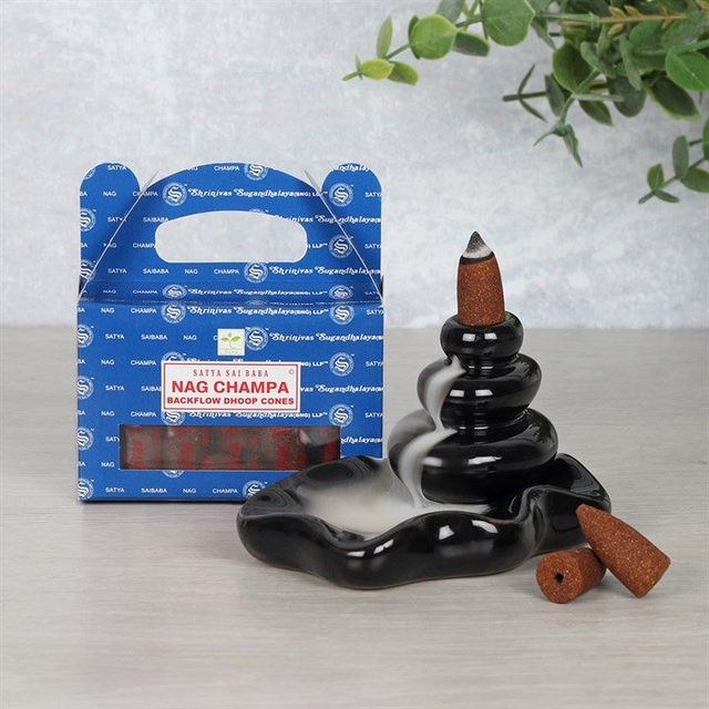 Nag Champa - Satya  Backflow Incense Dhoop Cones