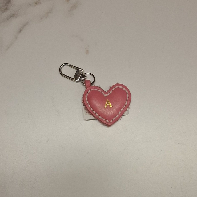 Small Heart Leather Keying