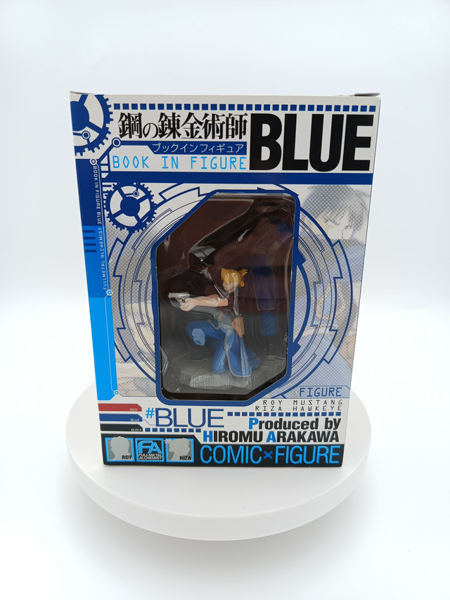Fullmetal Alchemist Model Book in Figure BLUE Square Enix Japan Import