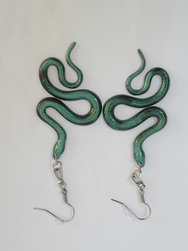 Boucles d oreilles serpent 