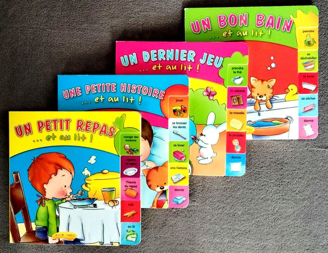 Lot 4 livres... et au lit - Pour apprendre des mots nouveaux