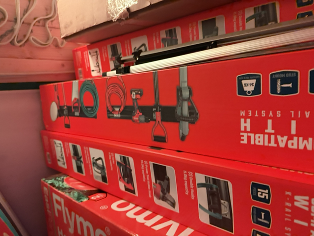 Tool storage system for garden spades shovels, et cetera