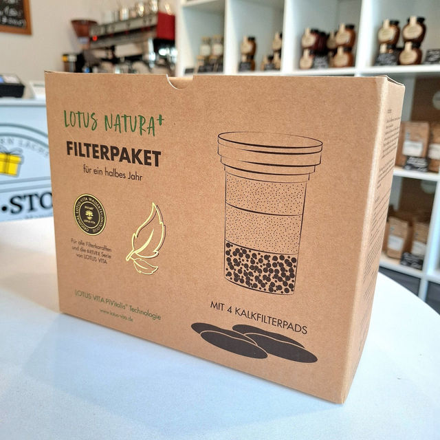 1/2 Jahrespaket Lotus Vita Filter - 3 Kartuschen+ 4 Kalkpads