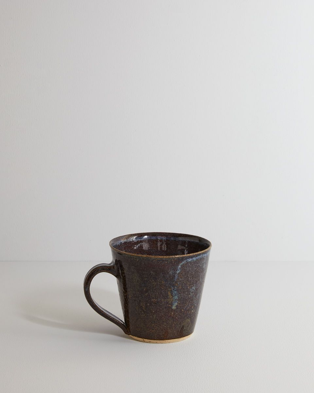 A pair of blue mist mugs