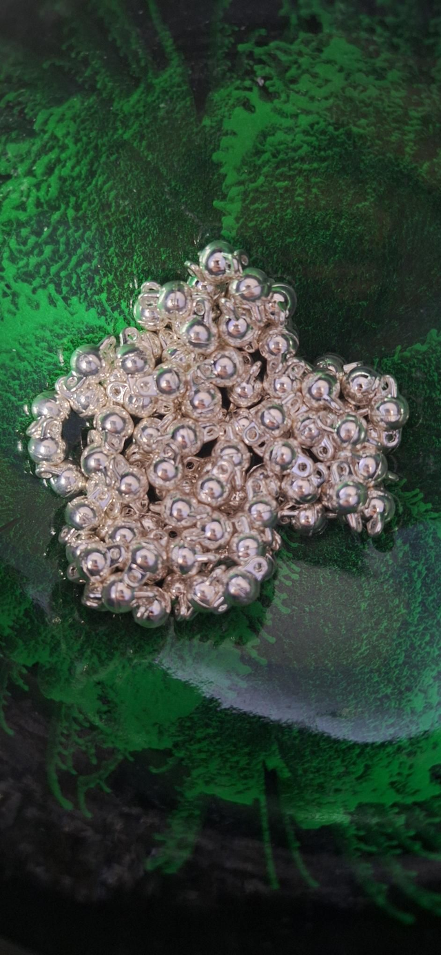 Silver magnetic clasp