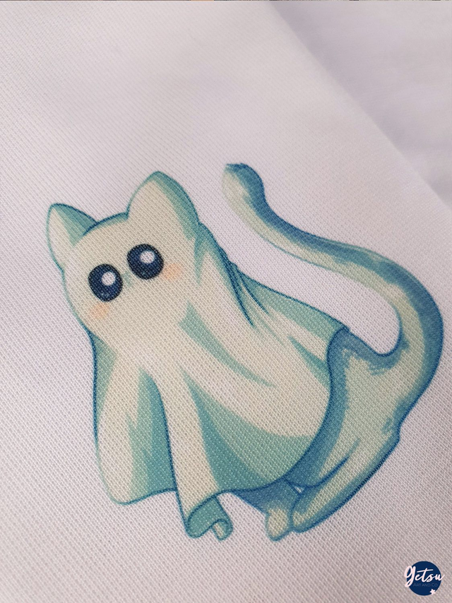 T-shirt Chat fantôme 