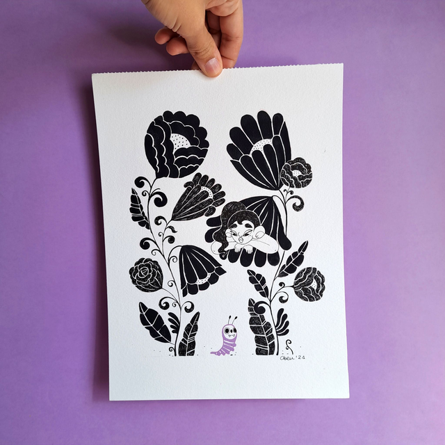 "Flores" | Inktober 21