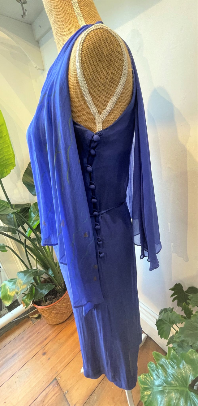 Norman Hartnell Silk Dress