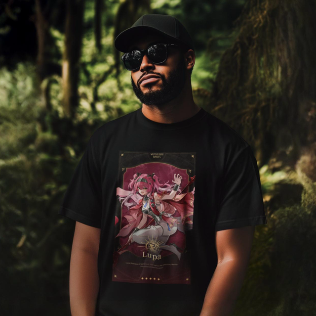 T-shirt męski Lupa Wuthering Waves 