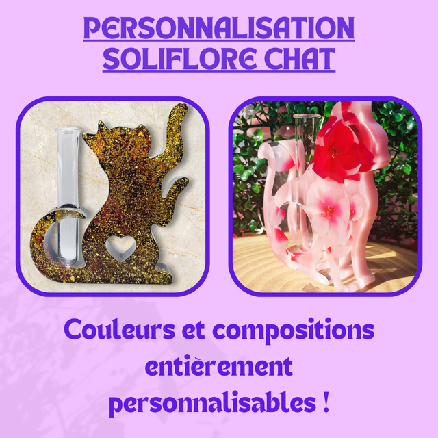 Personnalisation Soliflore Chat