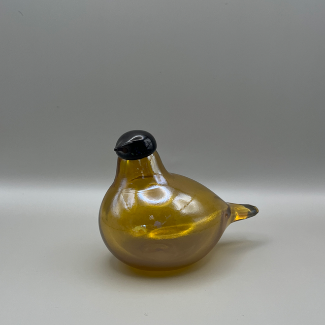 Oiva Toikka Chiffchaff Glass Bird for Iittala (2001–2003)
