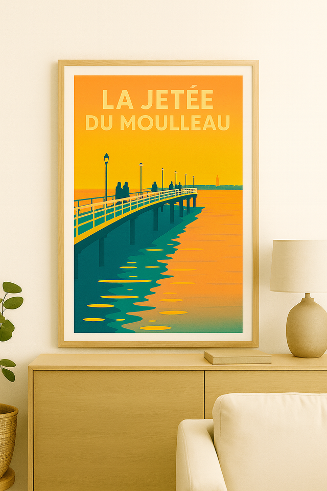 Affiche photo - La jetée du Mouleau