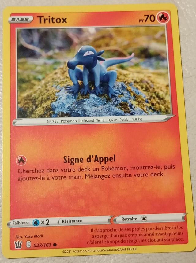 Carte pokémon Tritox
